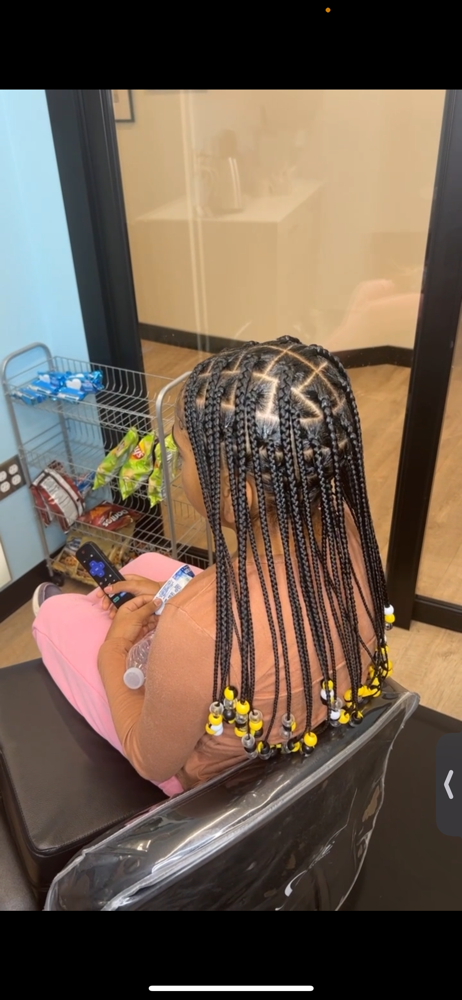 Little Girl Natural Box Braids>10yr