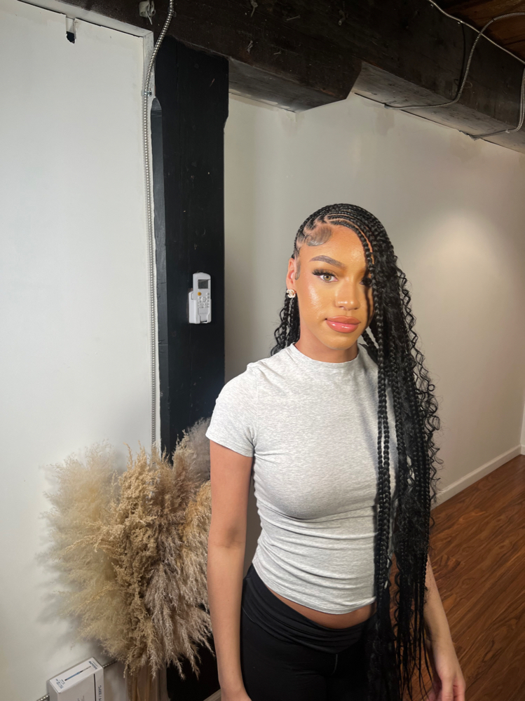 Lemonade x Knotless Boho Braids