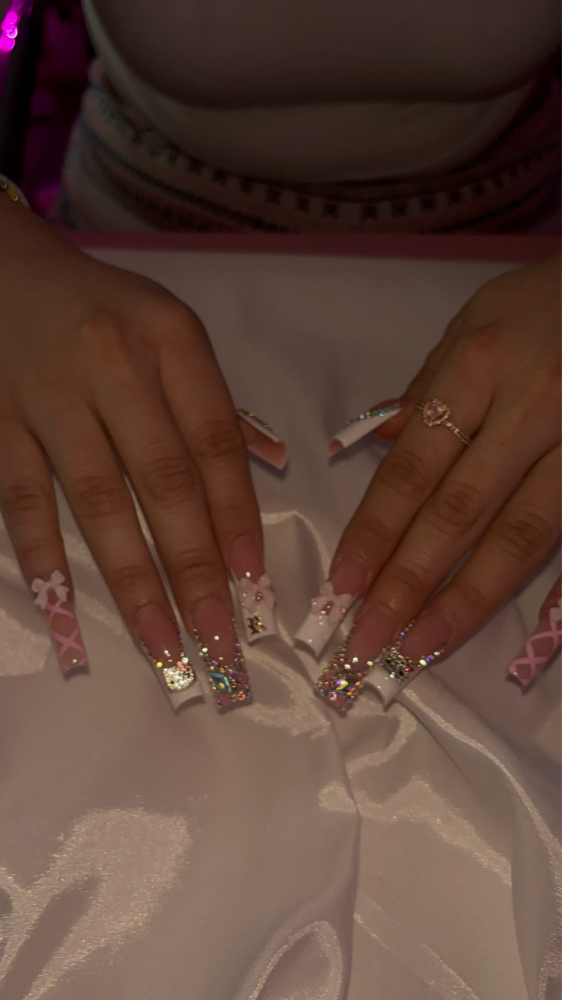 Long Acrylic Full Set