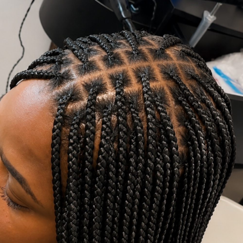 Small Knotless Braids at HairByJanaySamone in Atlanta, GA