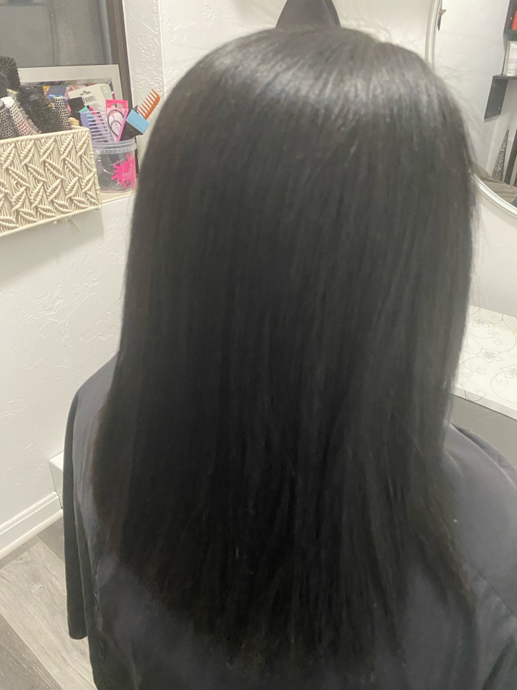 Hair keratin express treatment