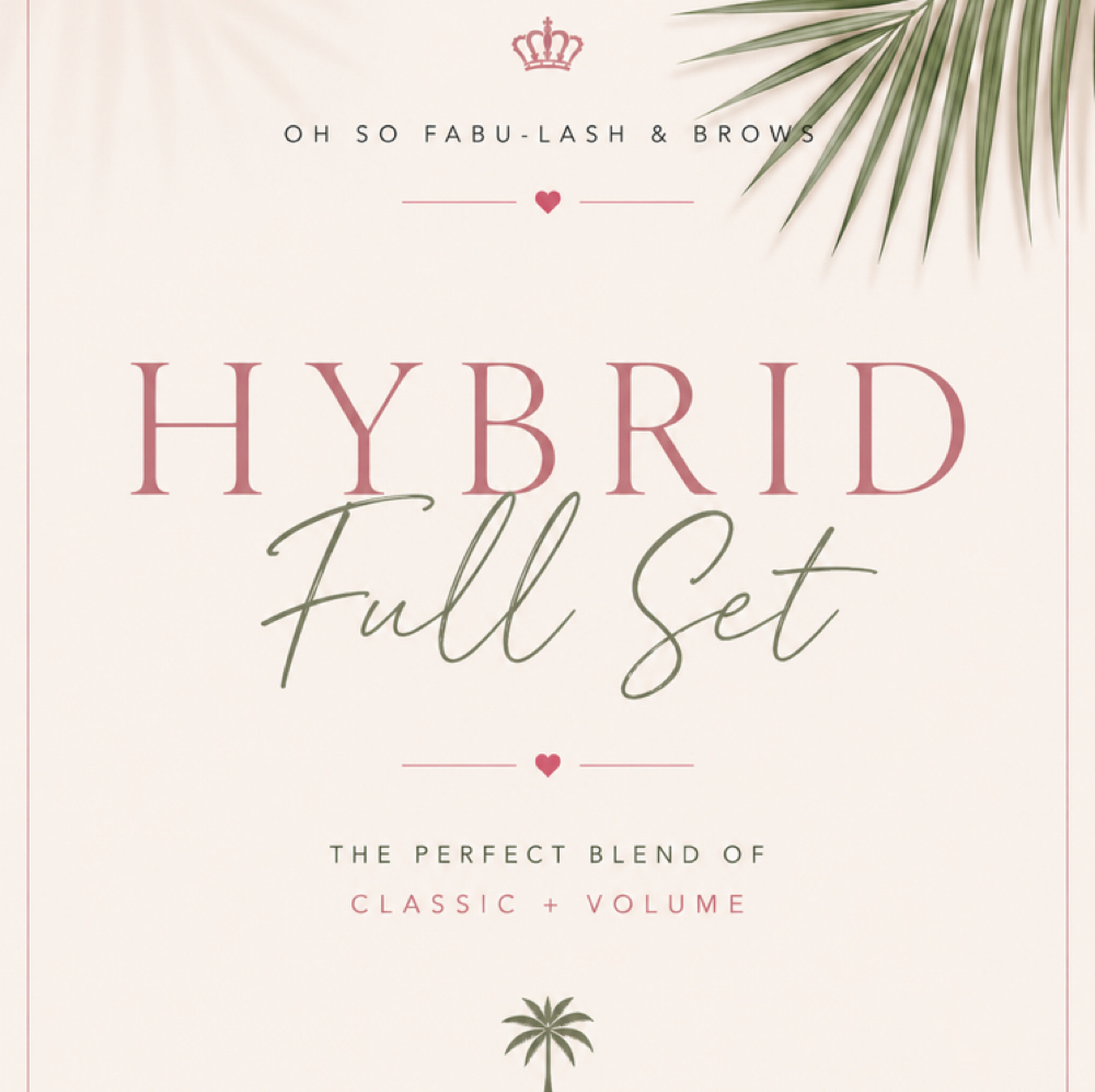 Hybrid Full Set (New Lash Set) at Oh So Fabu-Lash & Brows in Delray Beach, FL
