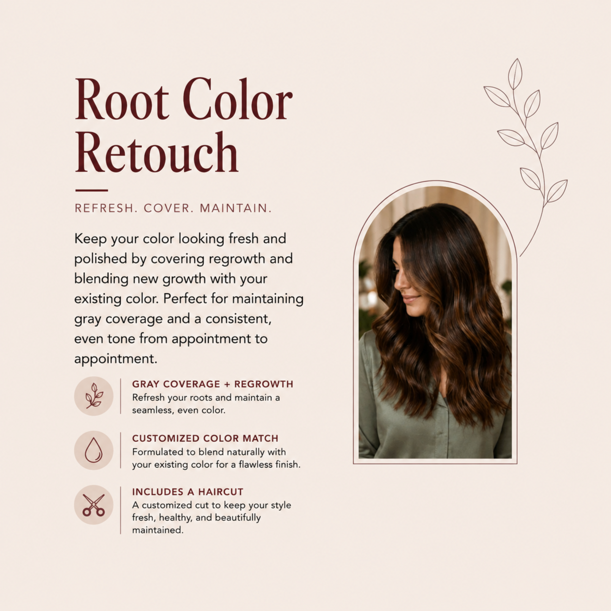 Root  Color  Retouch at Hair by Jenifer M in San Marcos, TX