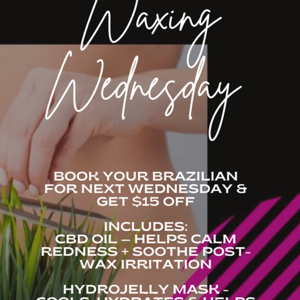 Waxing Wednesday Special $15 OFF at The Babe Cave Beauty Suite in Preston, CT