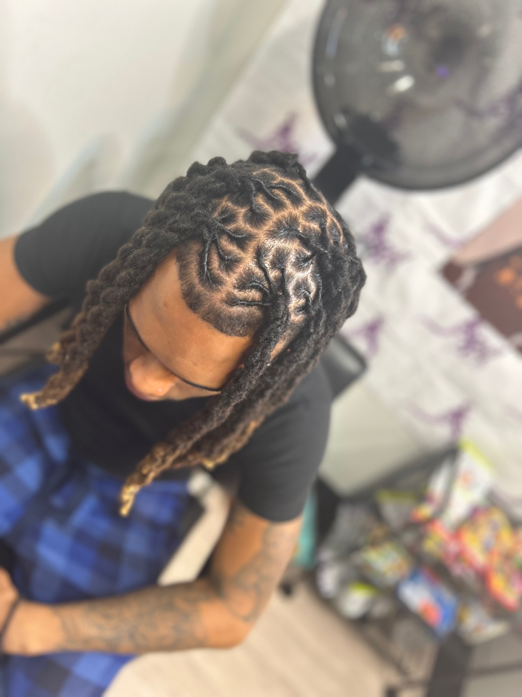 HalfHead Loc Retwist & style Only