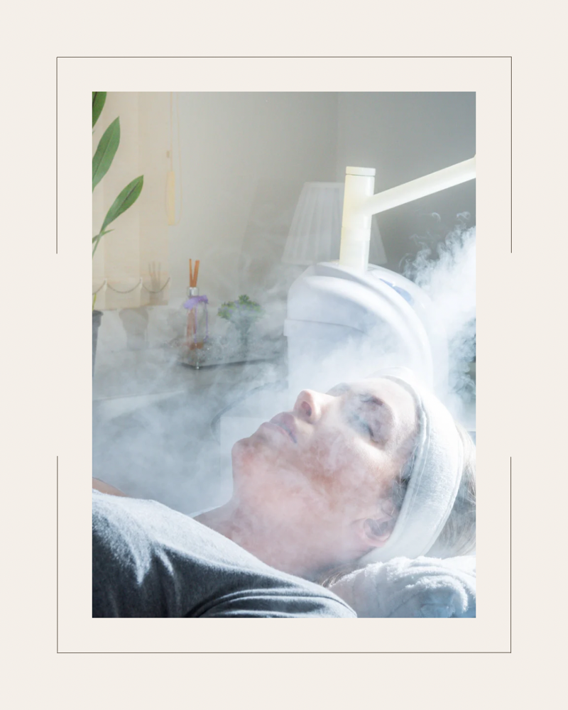 Oxygen infusion facial