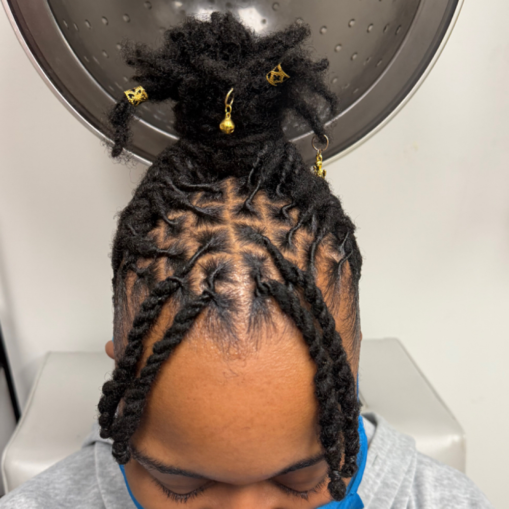 Neck Length & Above + Basic Style at Goddess Glow Loc Studio in Chattanooga, TN