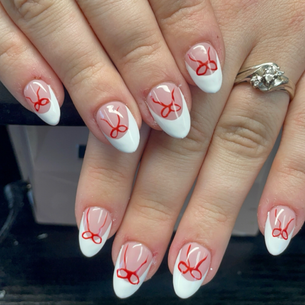 French Tip at Nails By Drea in Greencastle, IN