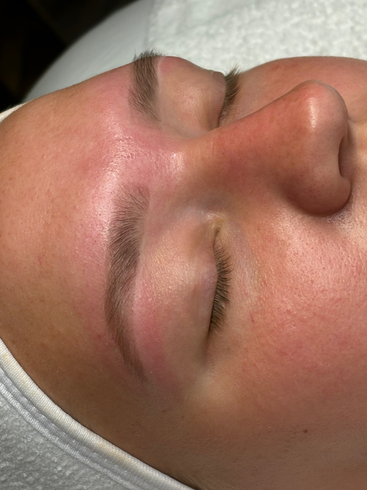 Brow wax and tint