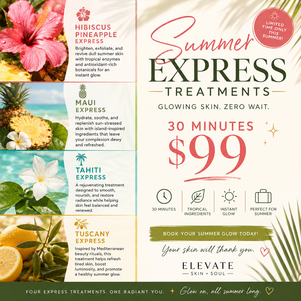 Summer Express Facial at Elevate Skin + Soul in Scottsdale, AZ