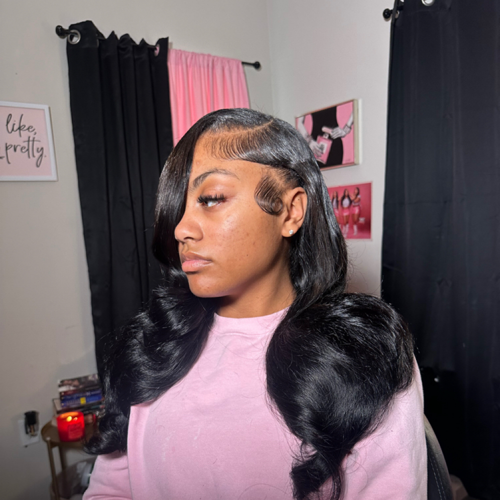 Traditonal quick weave at Shaslayz in Ruston, LA
