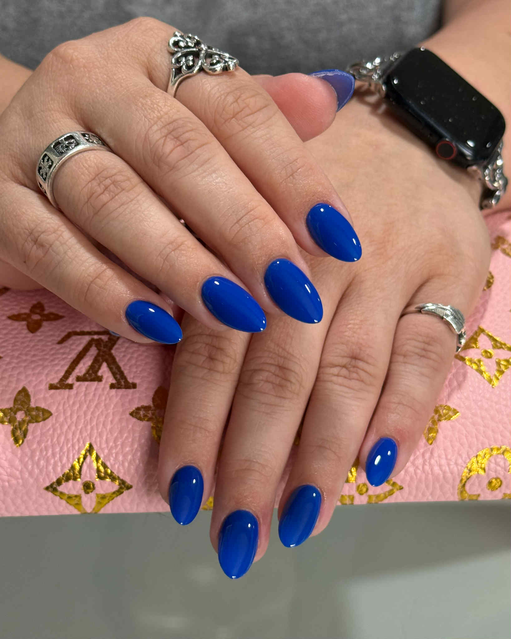 Acrylic short nail at Lovely Nails Studio in Nacogdoches, TX