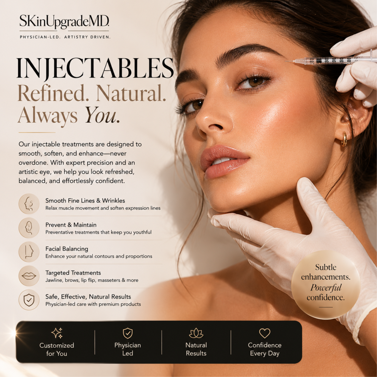 TOX & INJECTABLES at SkinUpgradeMD in Charlotte, NC