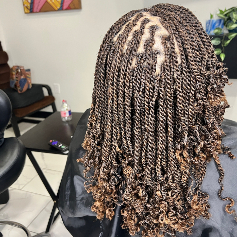 Kinky Twist at Braid Work in Plano, TX