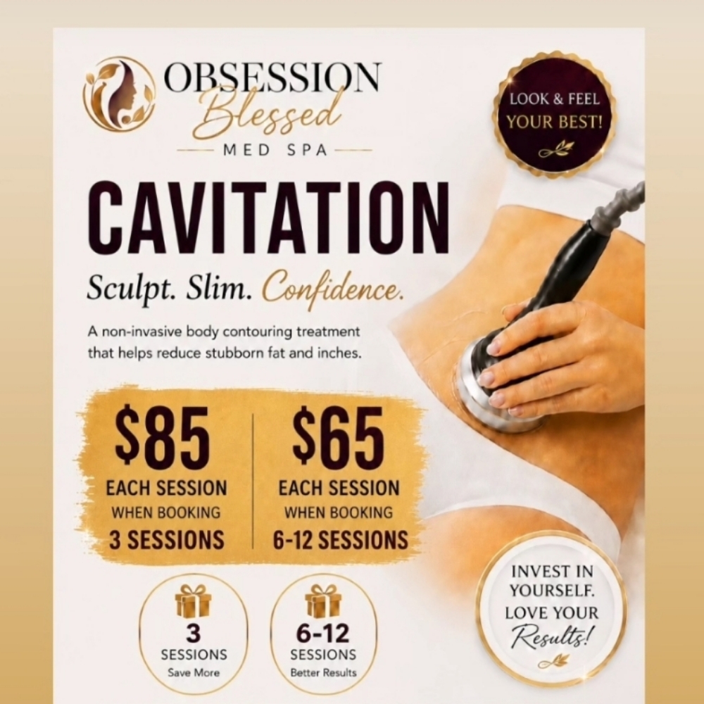 Cavatation at Obsession blessed med spa in Moreno Valley, CA
