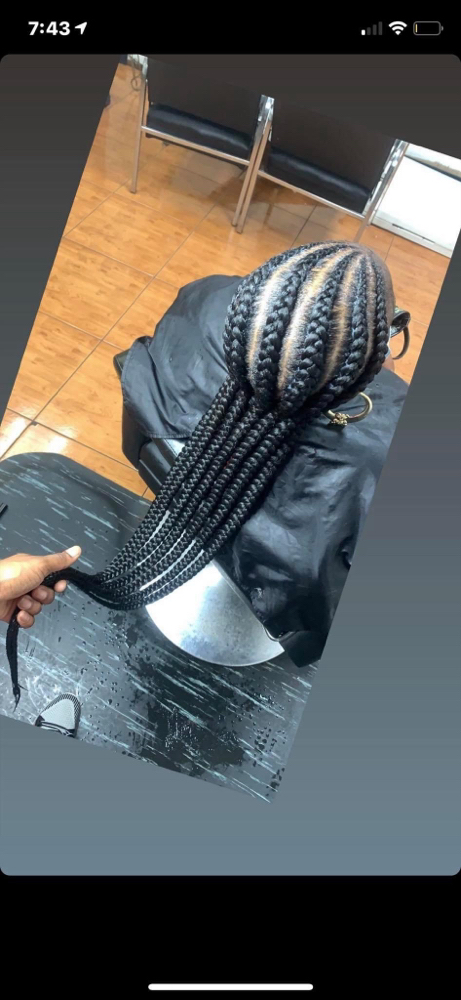 6feed In Braids (hair Included)