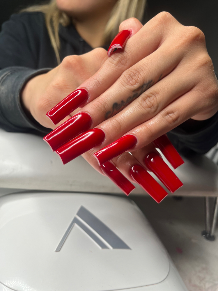 Long Full Set 1 Color at Clawsbyvina in Stockton, CA
