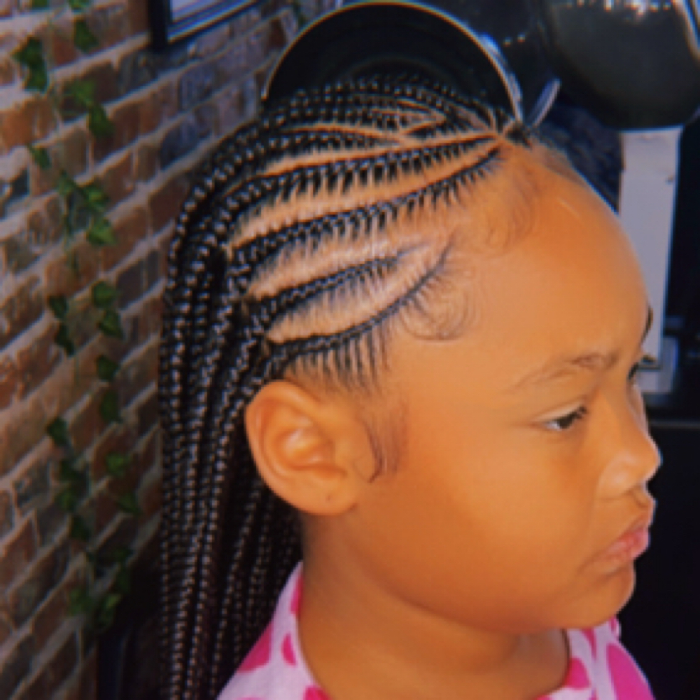 Kids Design Top/Knotless at Bri Braids in Berkeley, MO