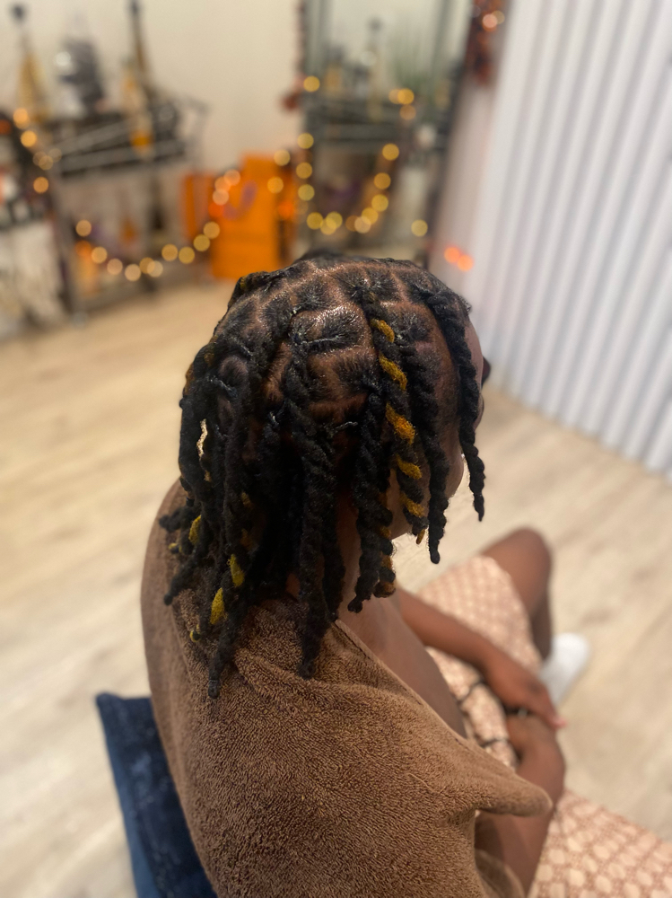 Wash & Retwist W/ Style Full Head