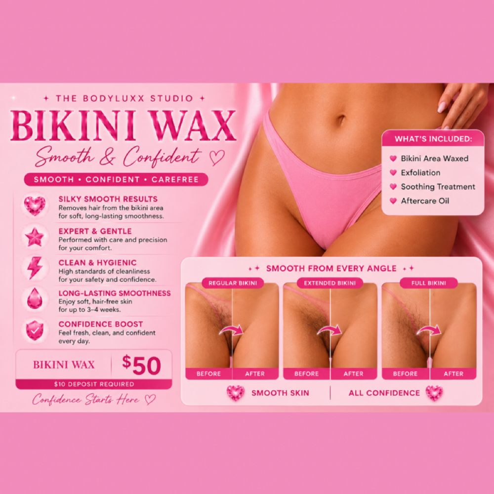 Bikini Wax at Thebodyluxxstudio in Lubbock, TX