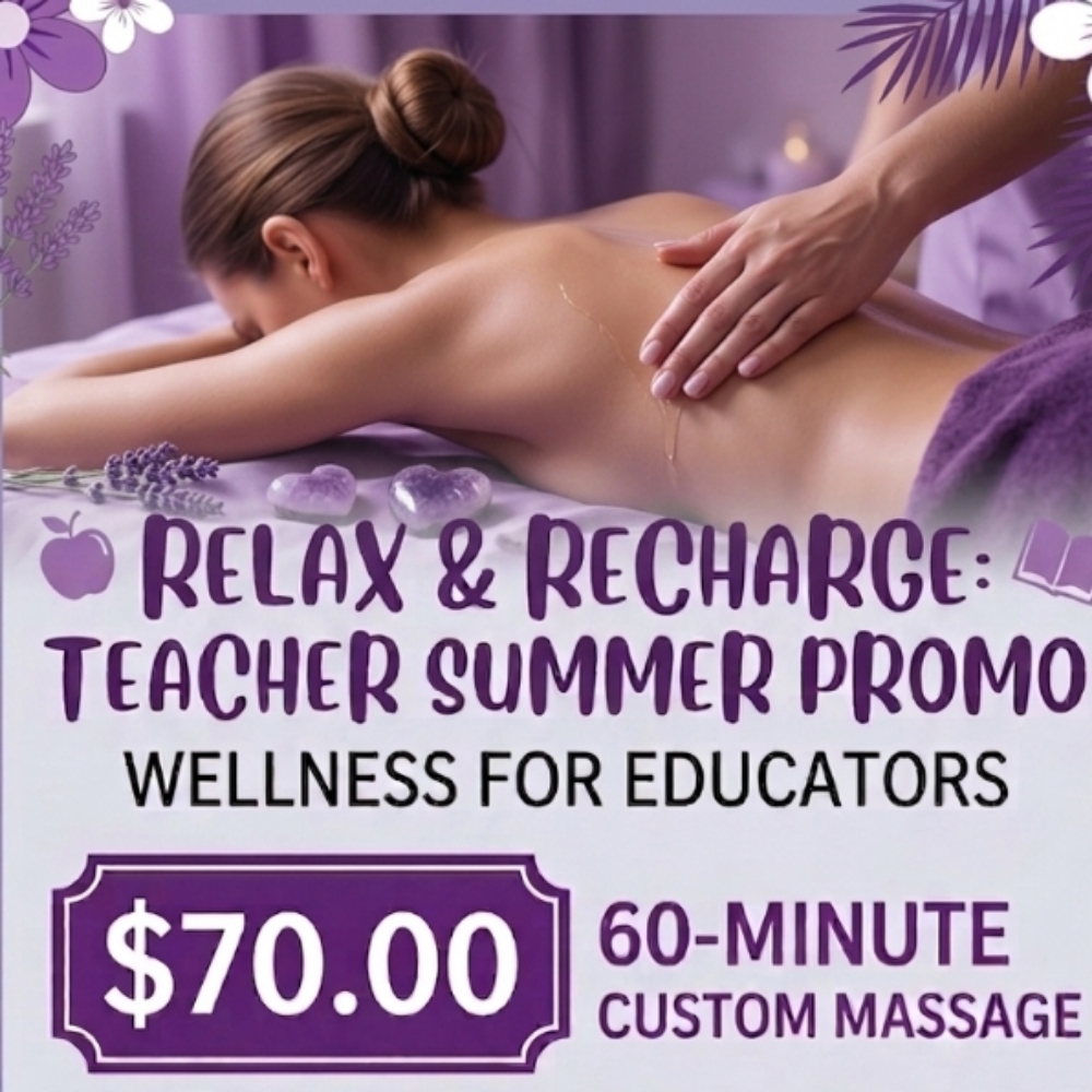 Teacher Promo. Only For Teachers. at Massage with Alexis M in Bakersfield, CA