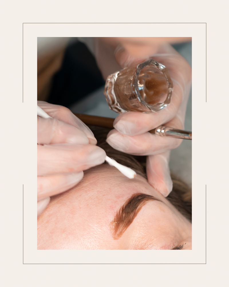 Brow Lamination And Tint