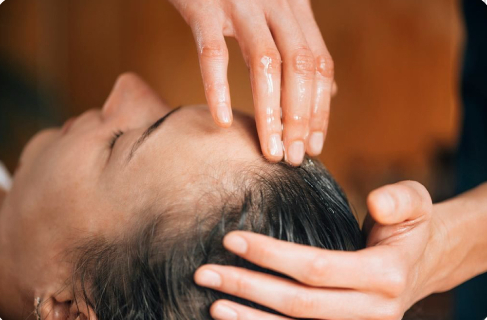 Herbal Wellness Scalp massage