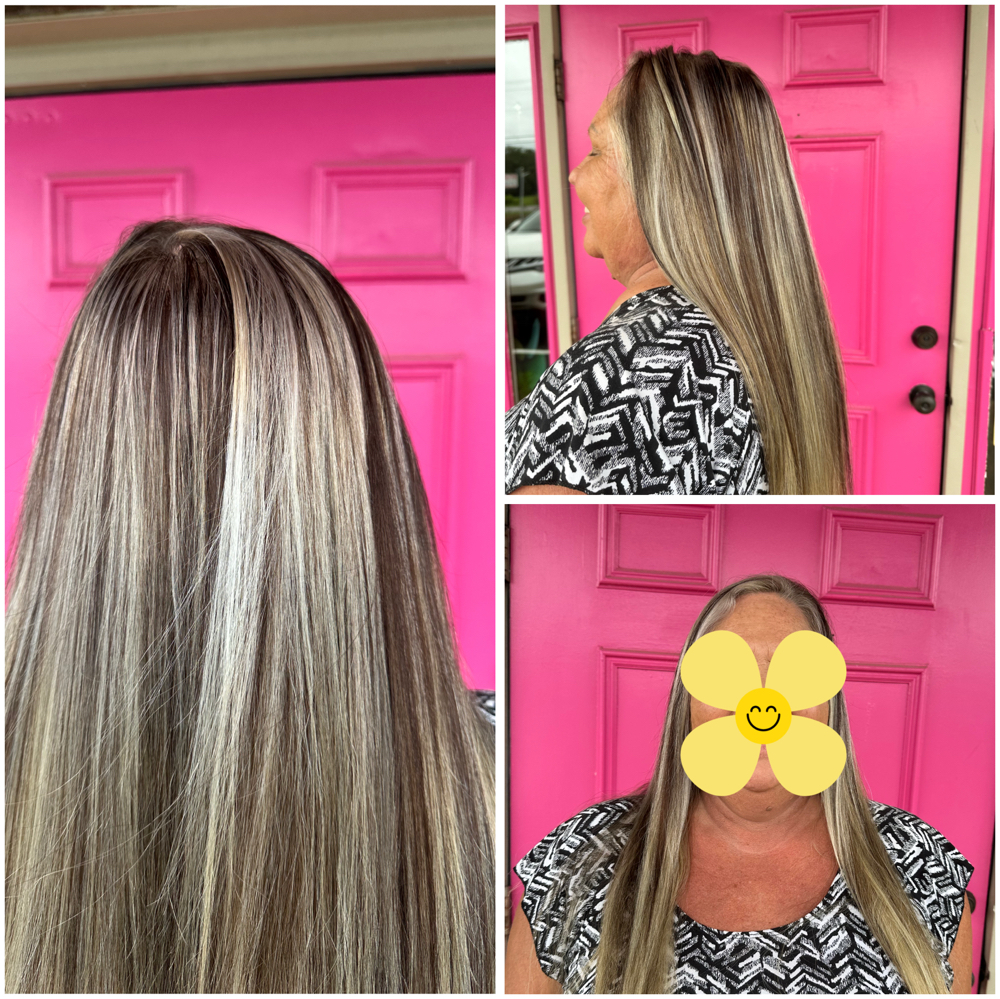 All Over Lowlight at Tressed Out Salon in Lenoir, NC