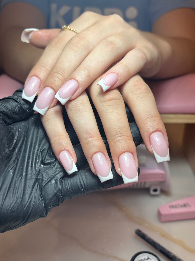 French Nail Art at Nails Time Nay in New York, NY