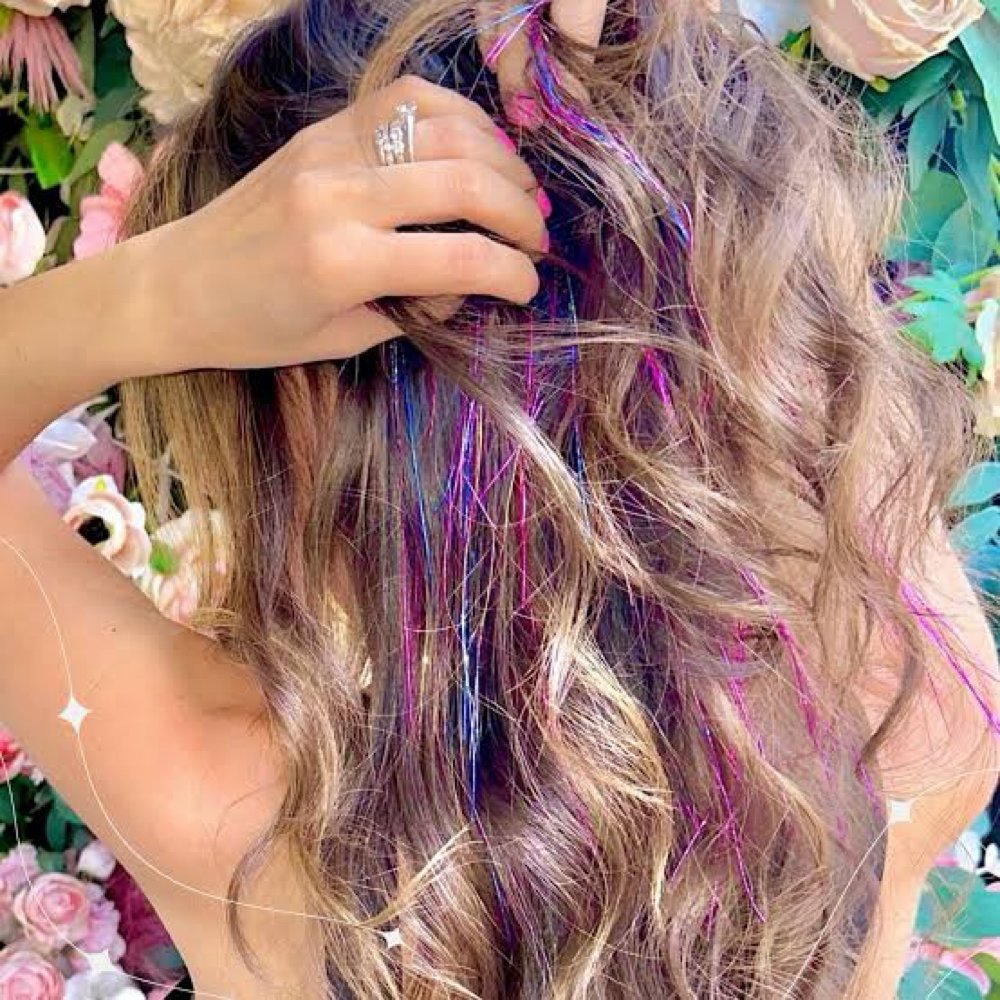 Hair Tinsel at The Haven Collective in Brewton, AL