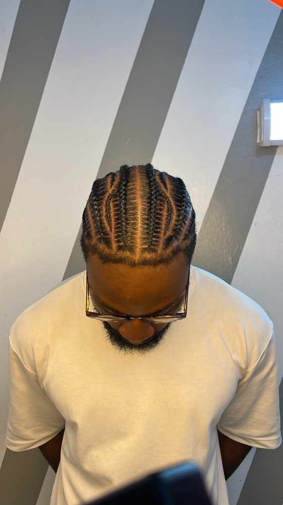 Cornrows/Male Frenchies at HairByYaya in San Francisco, CA
