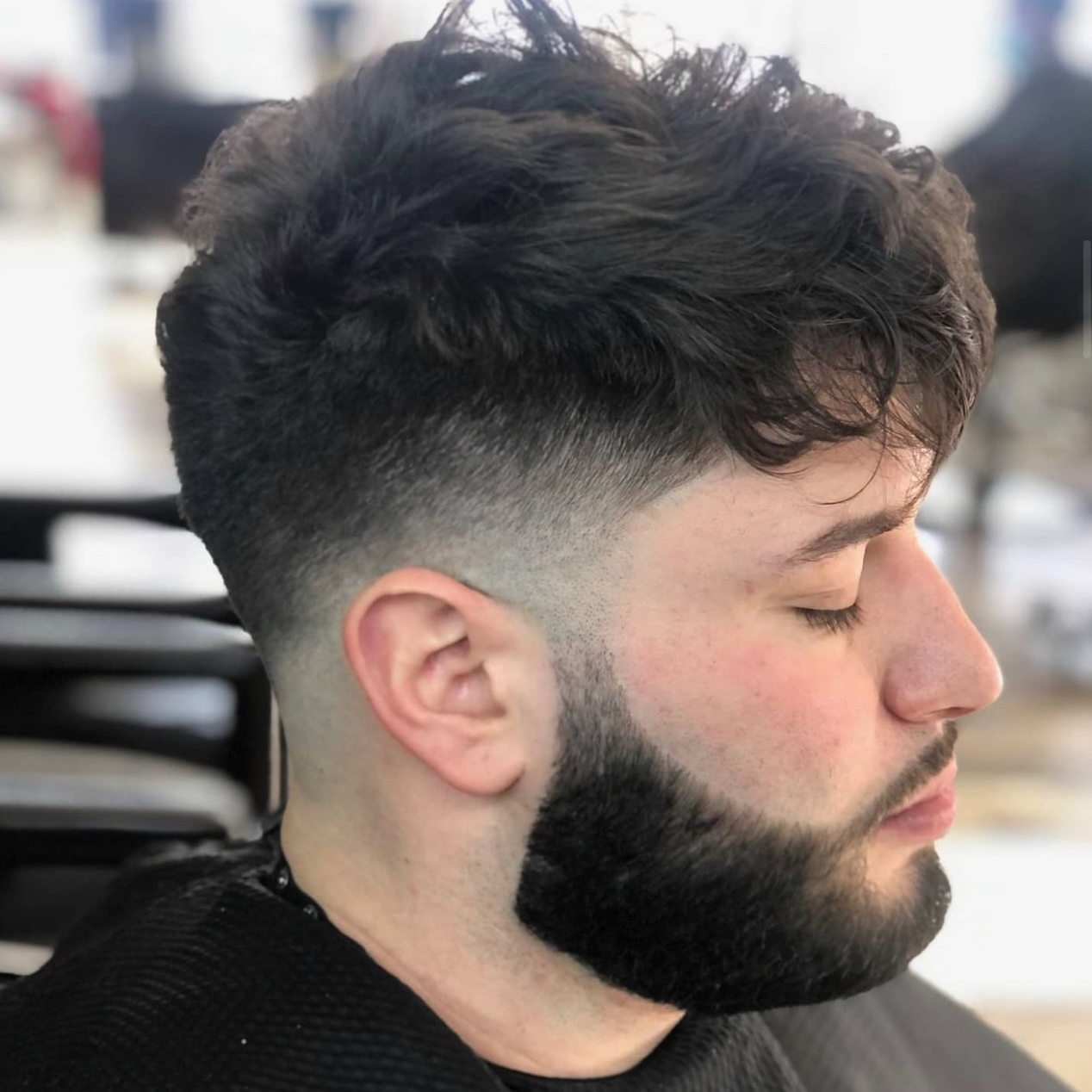 Men's Haircut ,Beard and Eyebrows at Psalms 23 Beauty Lounge in Canandaigua, NY