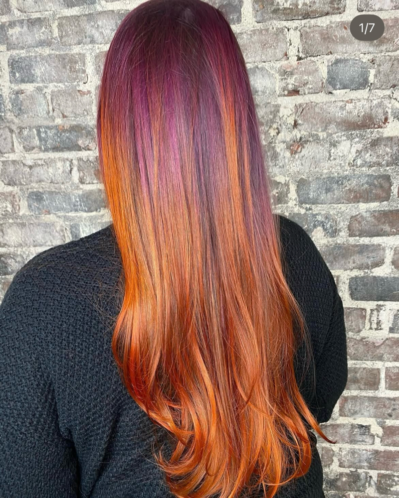 VIVID Color BALAYAGE at Vanity By Blucifer in Commerce, CA