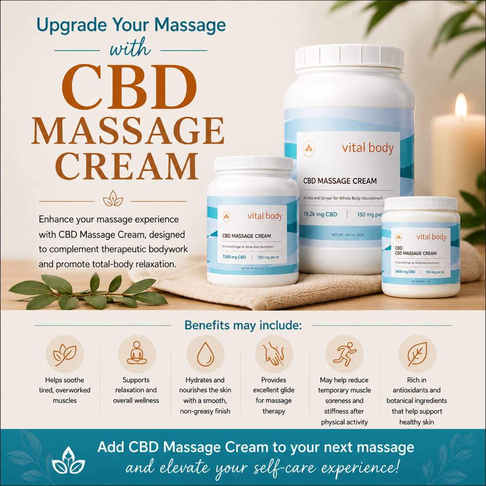Hemp Massage Cream Add-On at Beauty, Bliss and Wellness LLC in Rainsville, AL