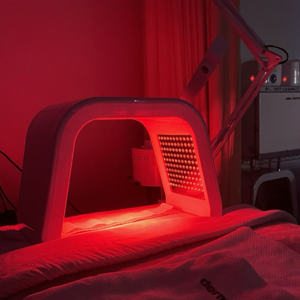 LED Light treatment at Elevated Skin in Buffalo, MN