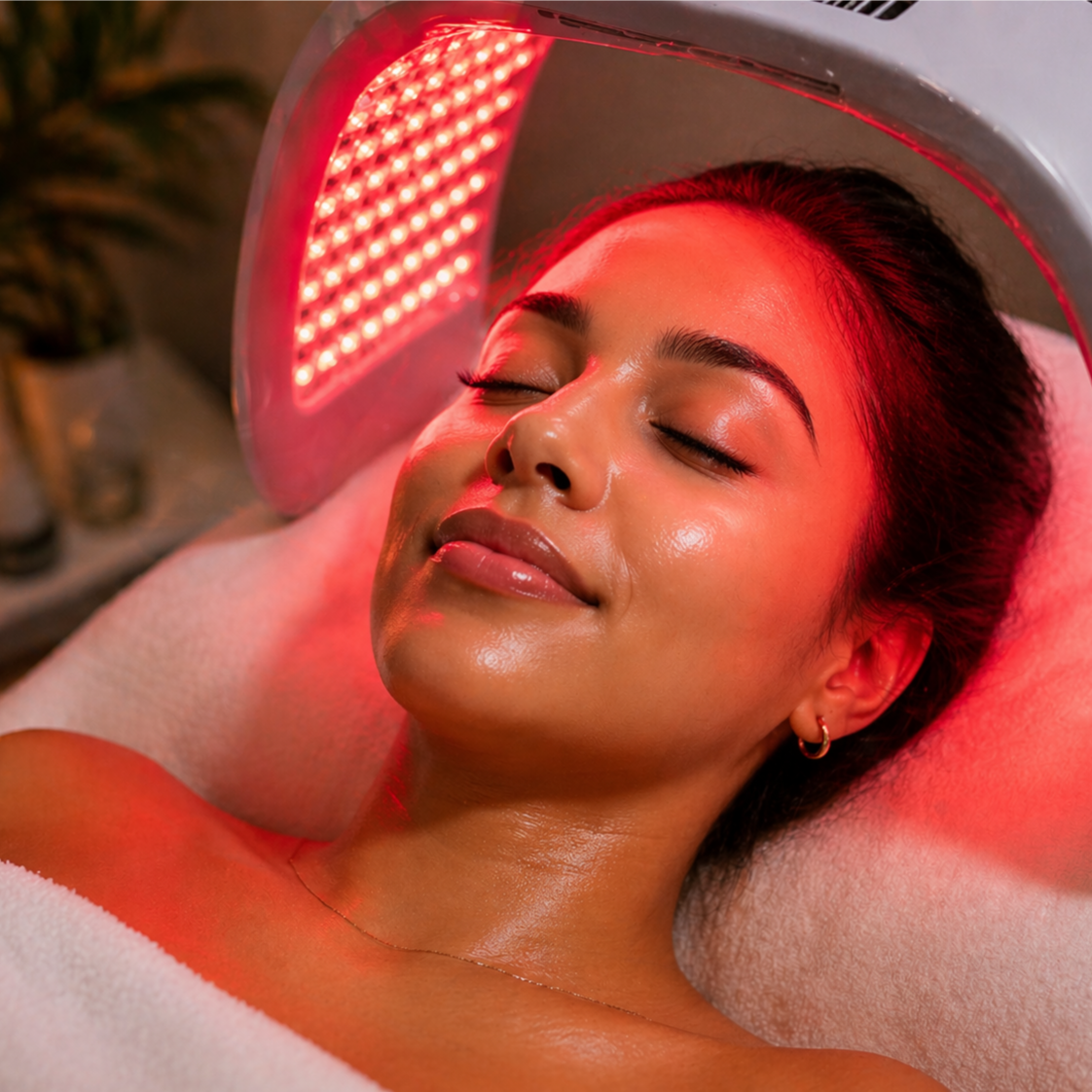 Red light therapy at Skin Loft Wellness in Inglewood, CA