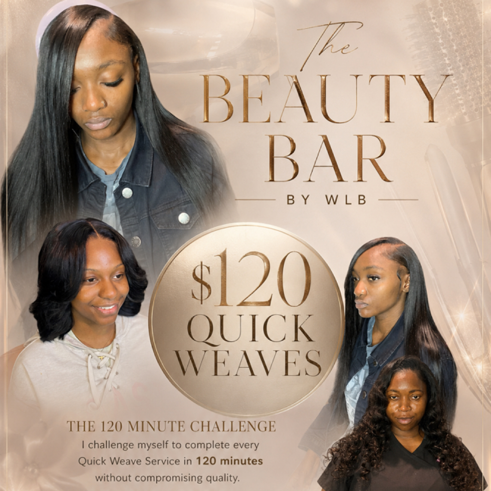 Quick Weave Special ($120) at The Beauty Bar by WLB in North Charleston, SC