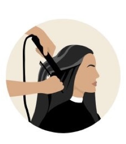 Silk Press at nessadidmyhair in Campbell, CA