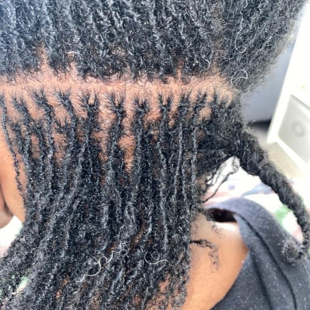 Micro Loc Retie at Billion Hairs Salon in Kansas City, KS