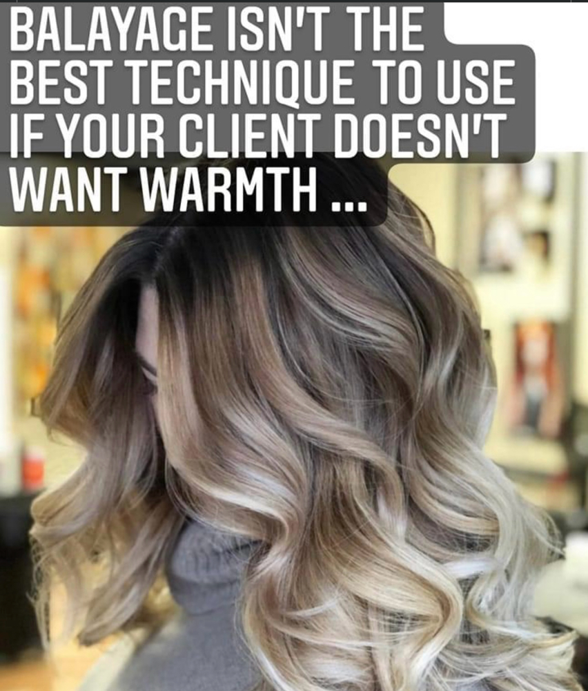Balayage and ombré hair coloring