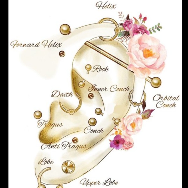 Piercings at The Whimsical Peony in Urbandale, IA