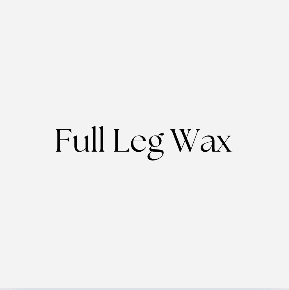 Full Leg Wax