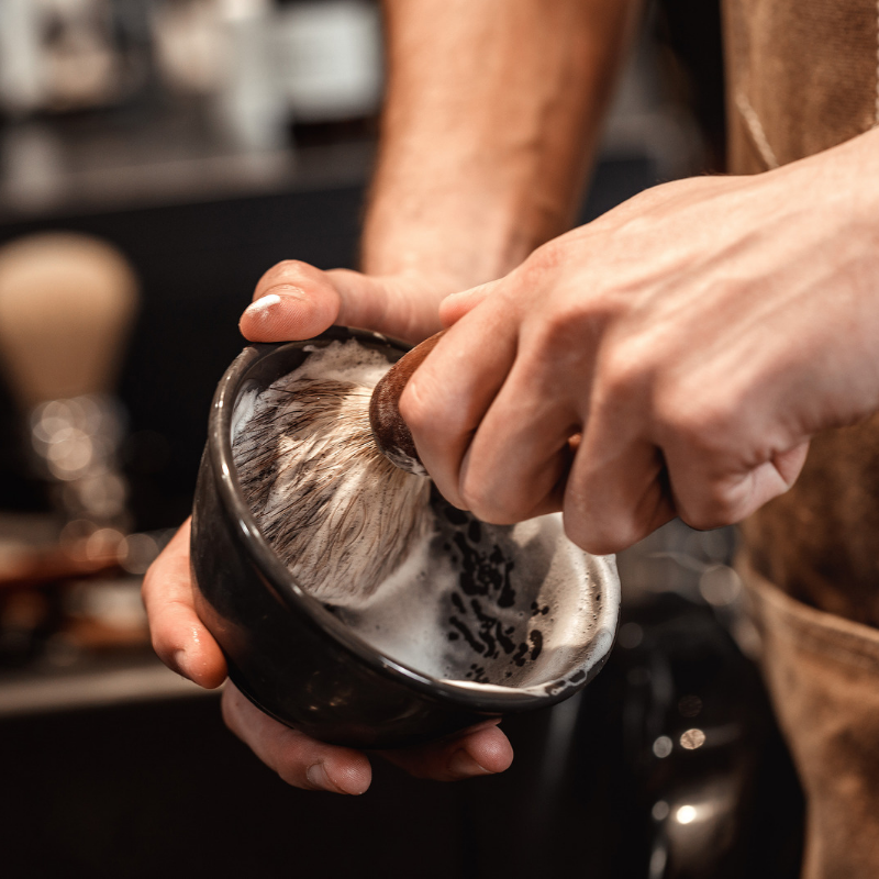 Beard wash, massage And hot towel