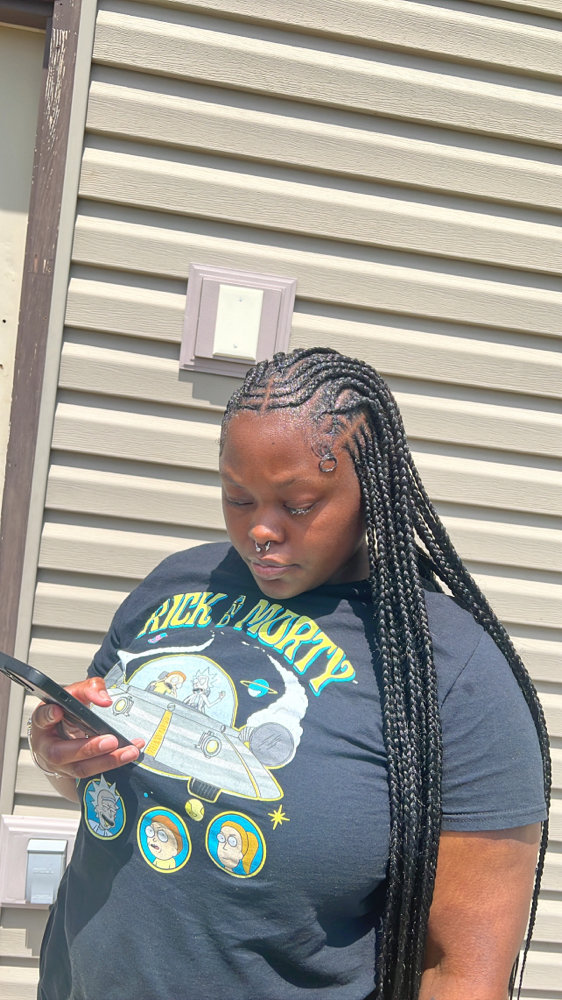 Tribal Braids With Designs