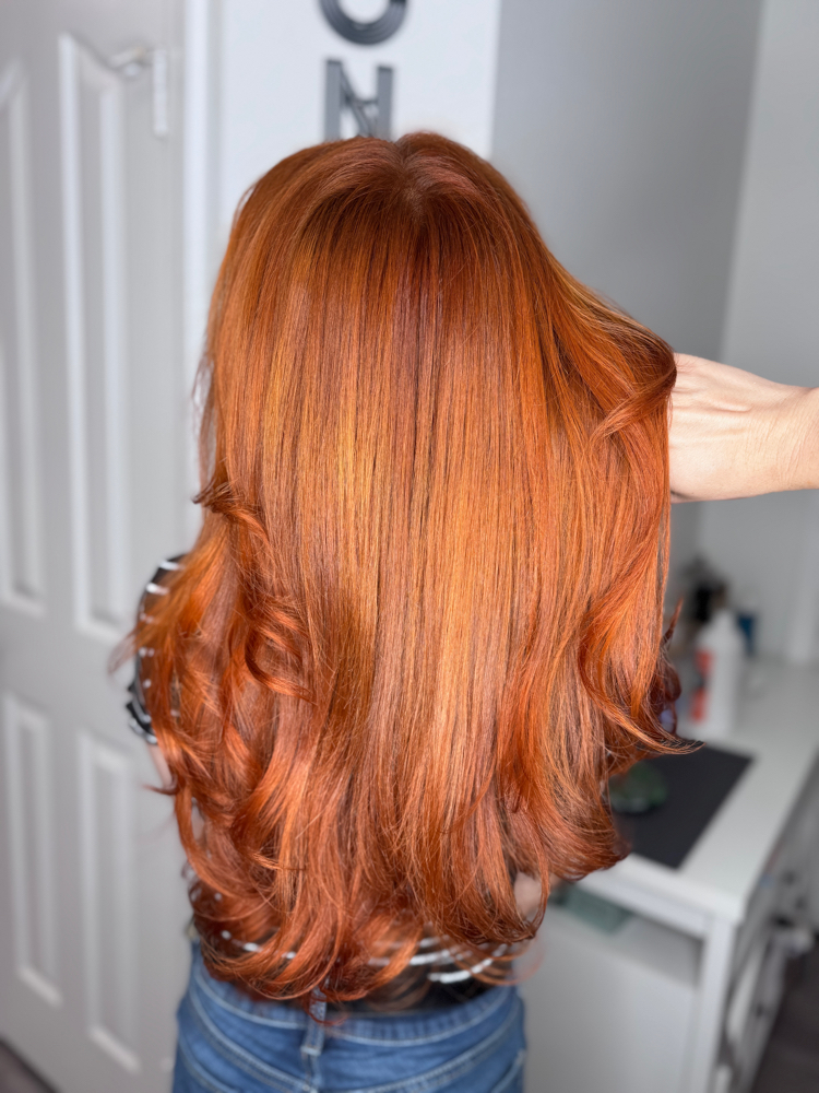 Retoque de raíces/ Root touch-up at Q_Bonita_colina in Houston Tx, TX