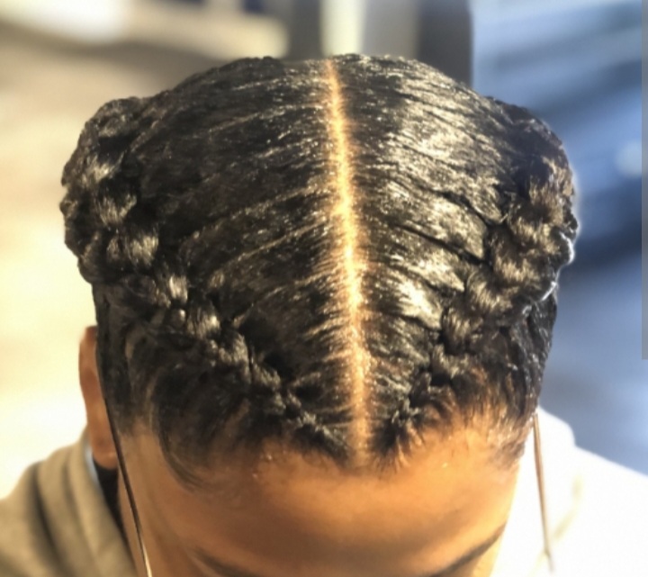 Two Cornrows Braids