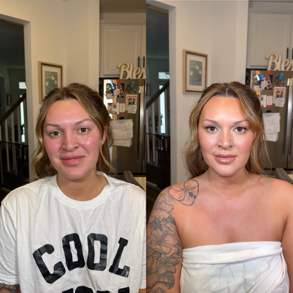 Bridal Makeup Trial at Kamryn Miller in Henrico, VA
