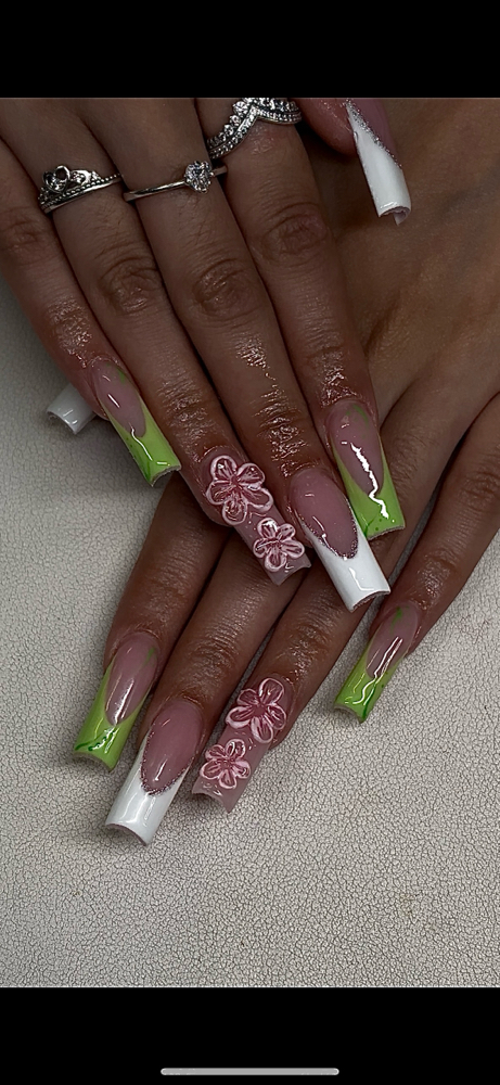 Long Acrylic Full Set