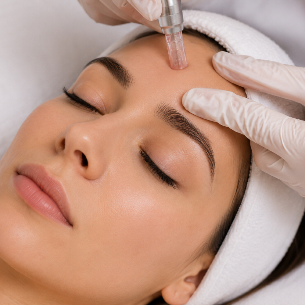 Micro-needling at Lux Co Spa Westchase in Houston, TX