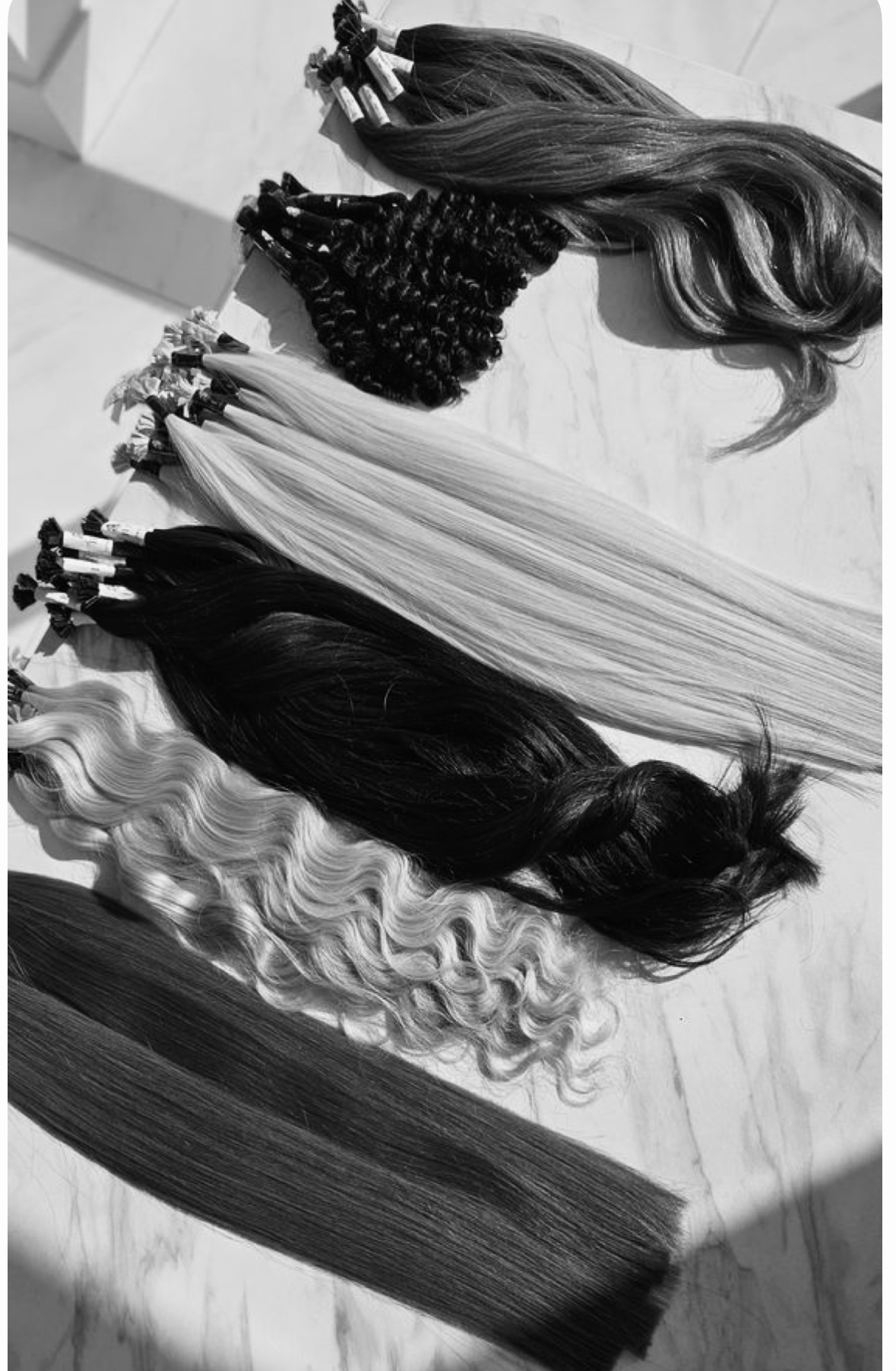 Hair Extension Move Up Three Rows